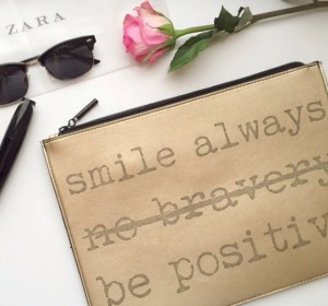 Smile Always Zara Clutch