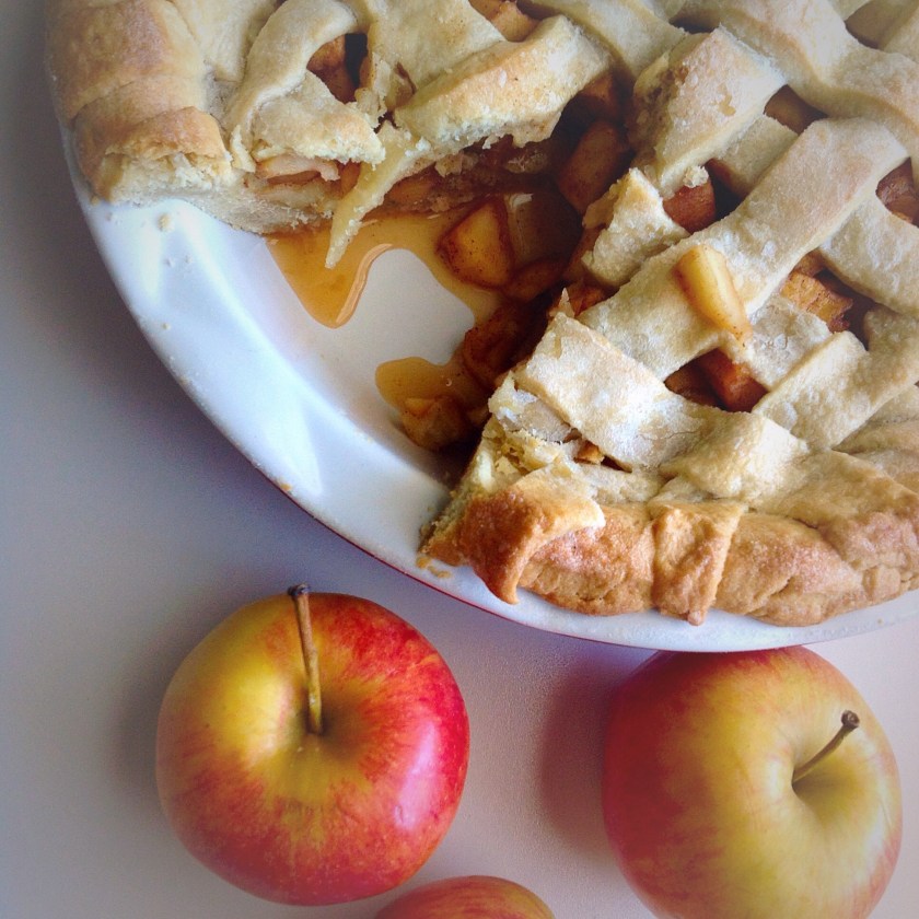 Apple pie photography