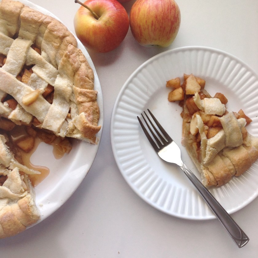 Classic lattice Apple pie