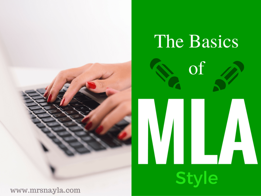 Examples of MLA style papers