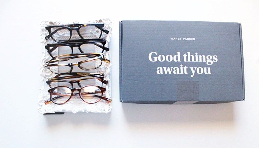 Warby Parker Good things await you box