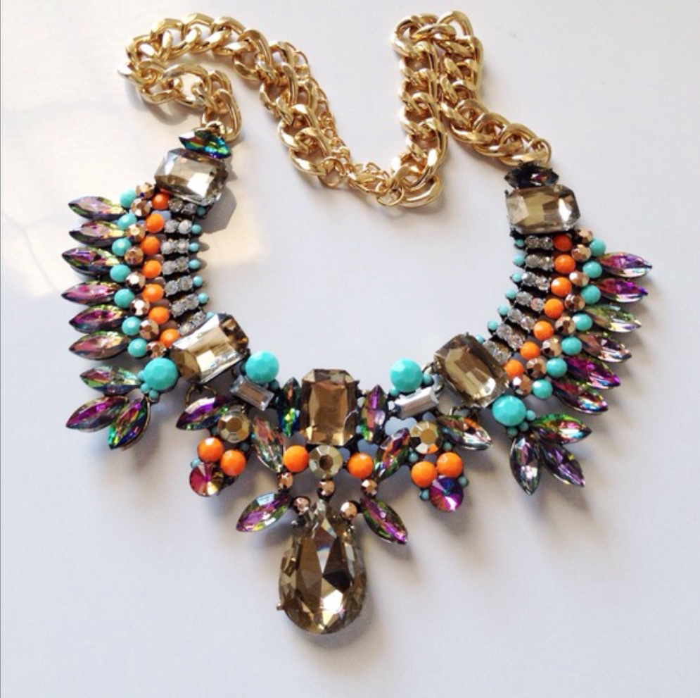Tribal statement necklace Mrs. Nayla photography poshmark tips