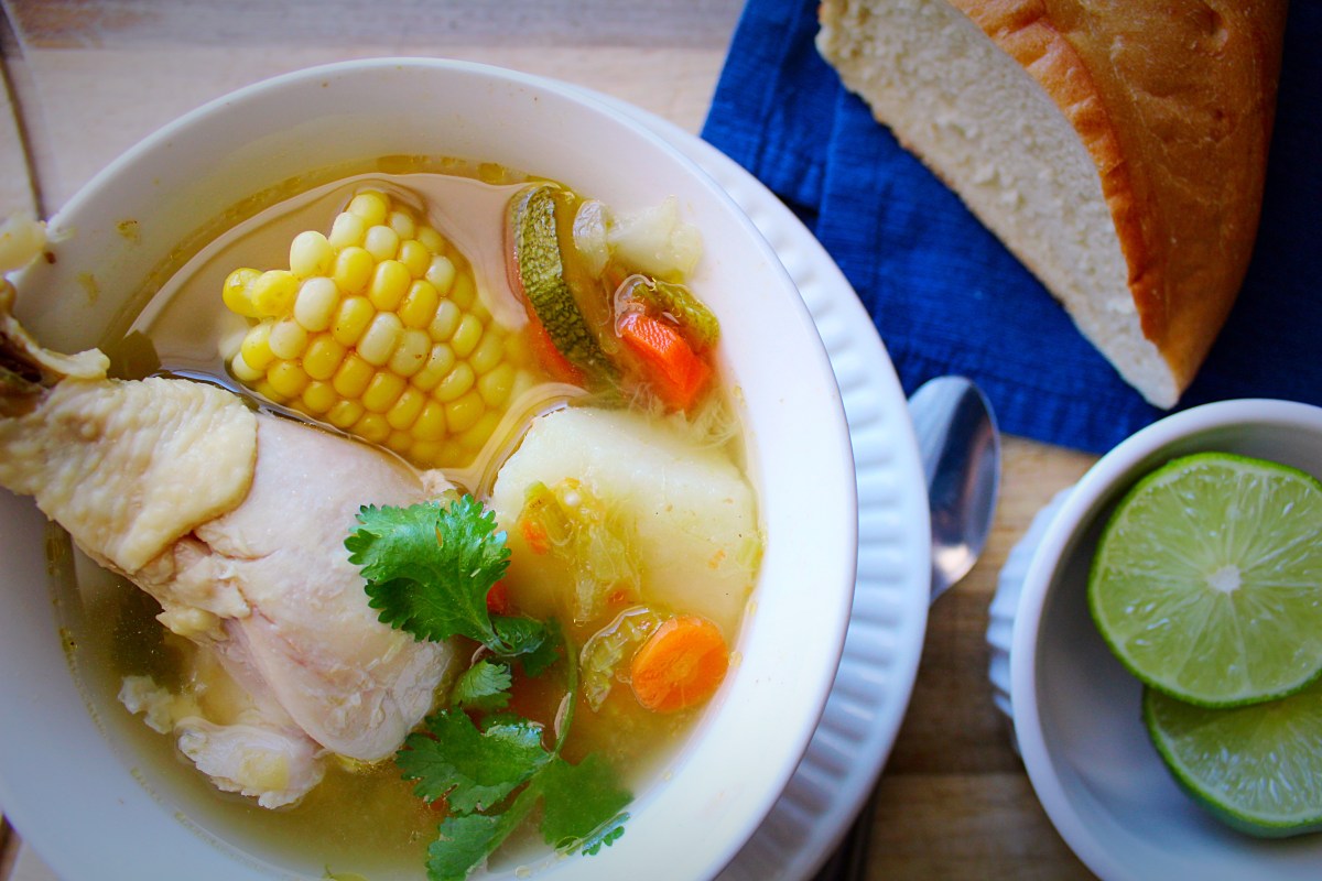 Homemade Mexican Chicken Soup Caldo de Pollo Mexicano