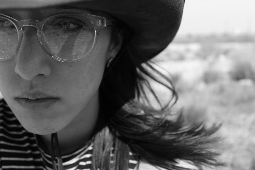 Warby Parker clear frame glasses Percey in Crystal